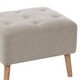 thumbnail image 2 of Pouf Lyon Lino Blanco, 2 of 3