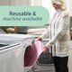 thumbnail image 4 of Almohadillas lavables Medline Sofnit 300 para incontinencia, paquete de 4, rosas, 4 of 7
