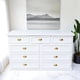 thumbnail image 1 of Comoda de Madera 9 cajones 150x40x90 Color Blanco, 1 of 3