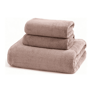 Genérico - Toalla Extra Larga Microfibra Color Palo Rosa Liso