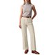 thumbnail image 2 of INSPIRE CHIC Pantalones de Campana para Mujer de Cintura Alta Forrados de Felpa Cálidos con Bolsillos Botón Pantalones Casuales de Invierno Talla X Pequeña Albaricoque, 2 of 5