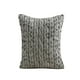 thumbnail image 1 of Pack De 4 Fundas De Cojin Chenille Linea Negro, 1 of 3