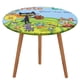 thumbnail image 1 of Pete el gato-theme Fitted Round Tablecloths Elastic Edged Table Covers Waterproof Table Cloth for Kitchen Holiday Party Tables Decor 120cm, 1 of 6