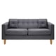 thumbnail image 1 of Sofa New Retro 3C Felpa 04 Gris, 1 of 6