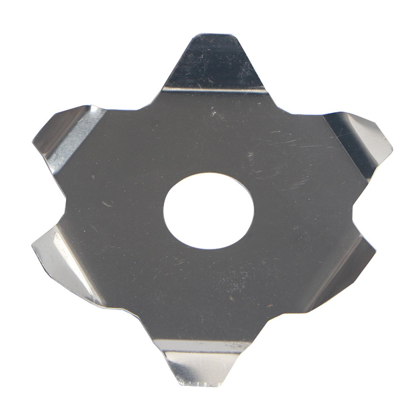 Magideal - Accesorios Para Podadoras De Bandeja De Deshierbe, Cortadora De Césped, Cuchilla Para Comer, Cortadora De Césped De Eje Recto, Cabezales De Cuchilla P Seis Garras