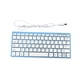 thumbnail image 5 of Teclado Con Cable Pequeño Moderno De 78 Teclas Para Uso Industrial, Ordenador De Escritorio, Hogar, Azul, 5 of 5