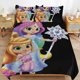 thumbnail image 1 of Shimmer And Shine Cartoon Bedding Sets Ultra Soft Skin-Friendly Duvet Cover 3 Piece, Cute Comforter Cover Bed Set for Boys Girls Kids, 1 of 5