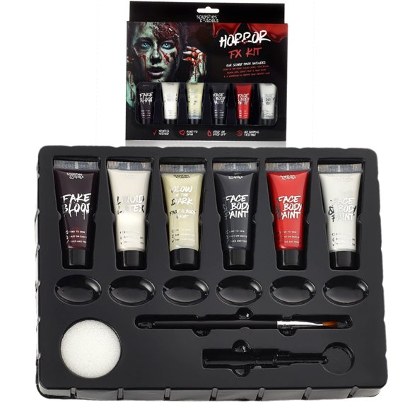 Kit de Maquillaje Splashes & Spills Horror FX de 9 Piezas para Halloween