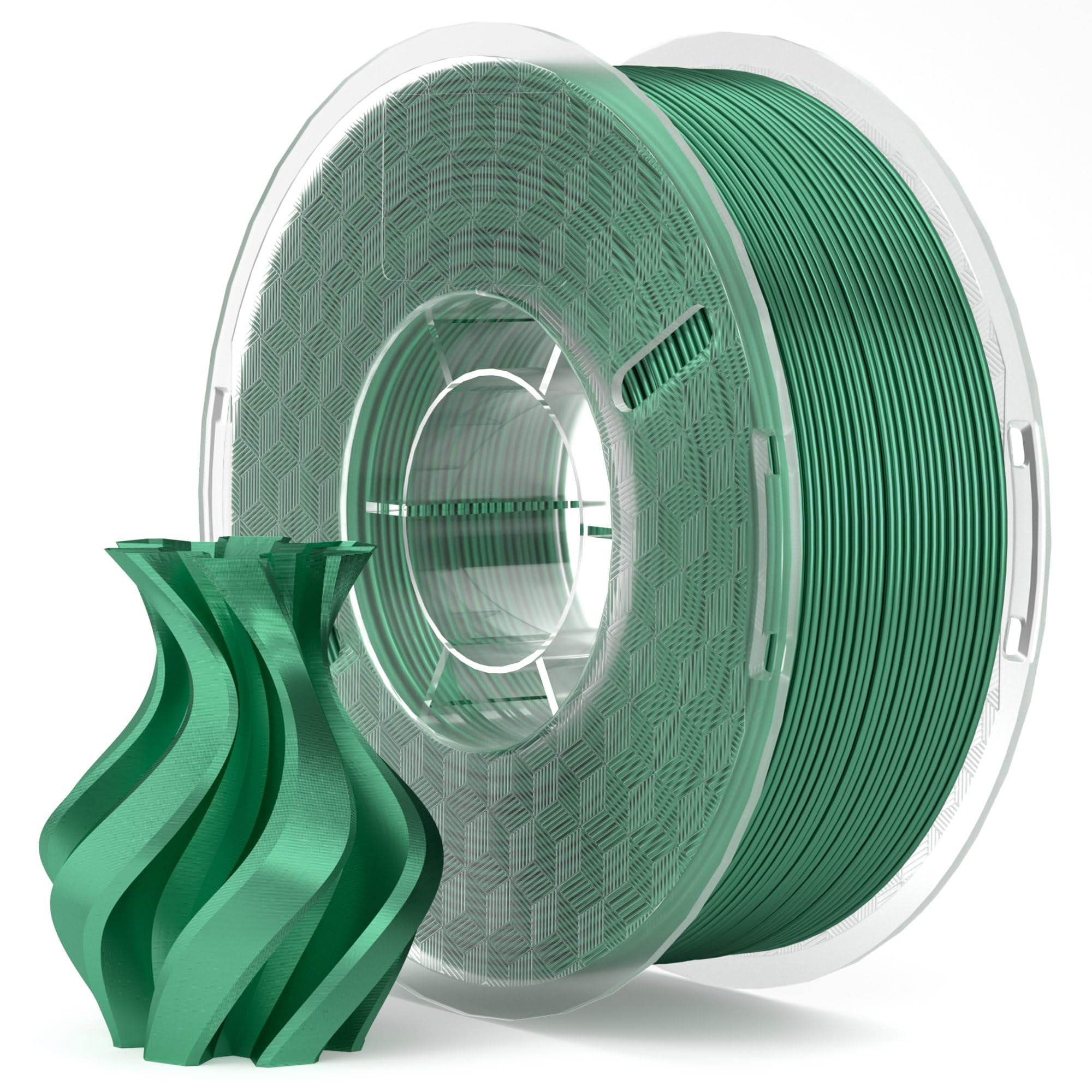 Filamento Para Impresora 3d Elegoo Silk Pla, 1,75 Mm, Verde Acebo, 1 Kg