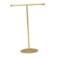thumbnail image 5 of Soporte para presentación de joyería en forma de T para mesa - Soporte para exhibición de joyería de oro - Soporte para collares, colgantes, relojes,, 5 of 5