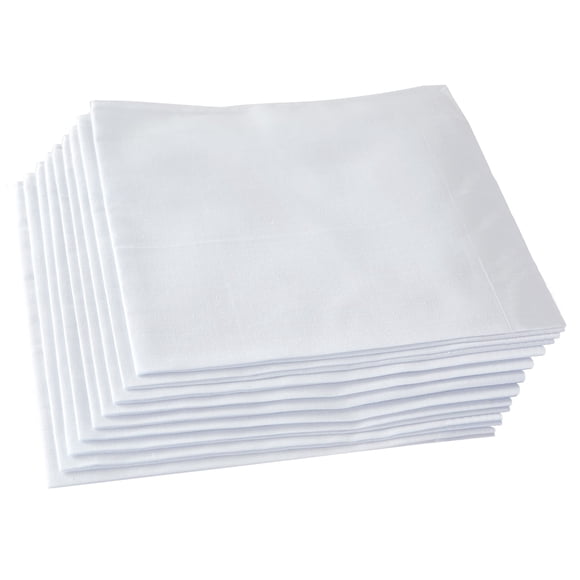 Pañuelos RDS HANKYTEX 41 cm Blanco – Pack de 6