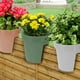thumbnail image 5 of Macetero Colgante Para Balcon Terraza Plastico Maceta Jardin negro, 5 of 10