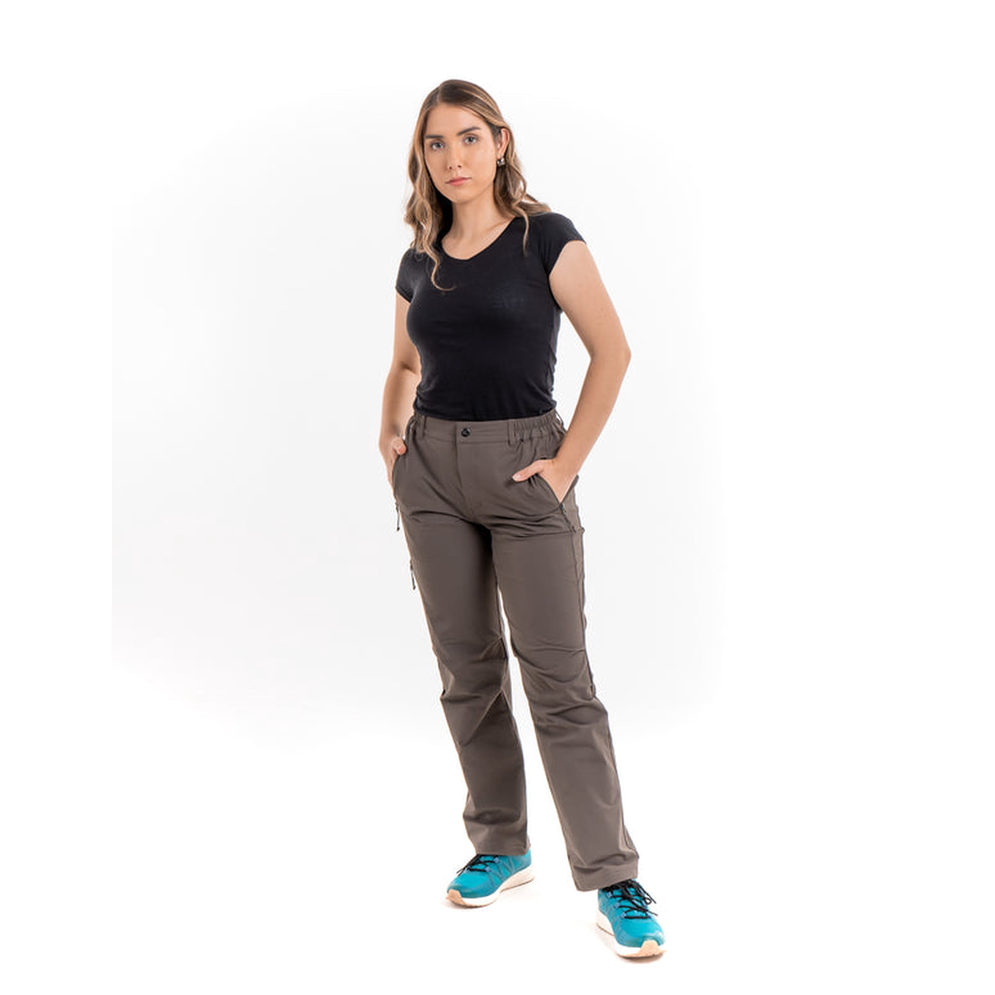 Kilimanjaro - Pantalón Mujer Ferozi Gris L