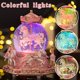 thumbnail image 5 of Caja de música Snow Globe Carousel Horses Unicorn LOVE FOR YOU, 5 of 9