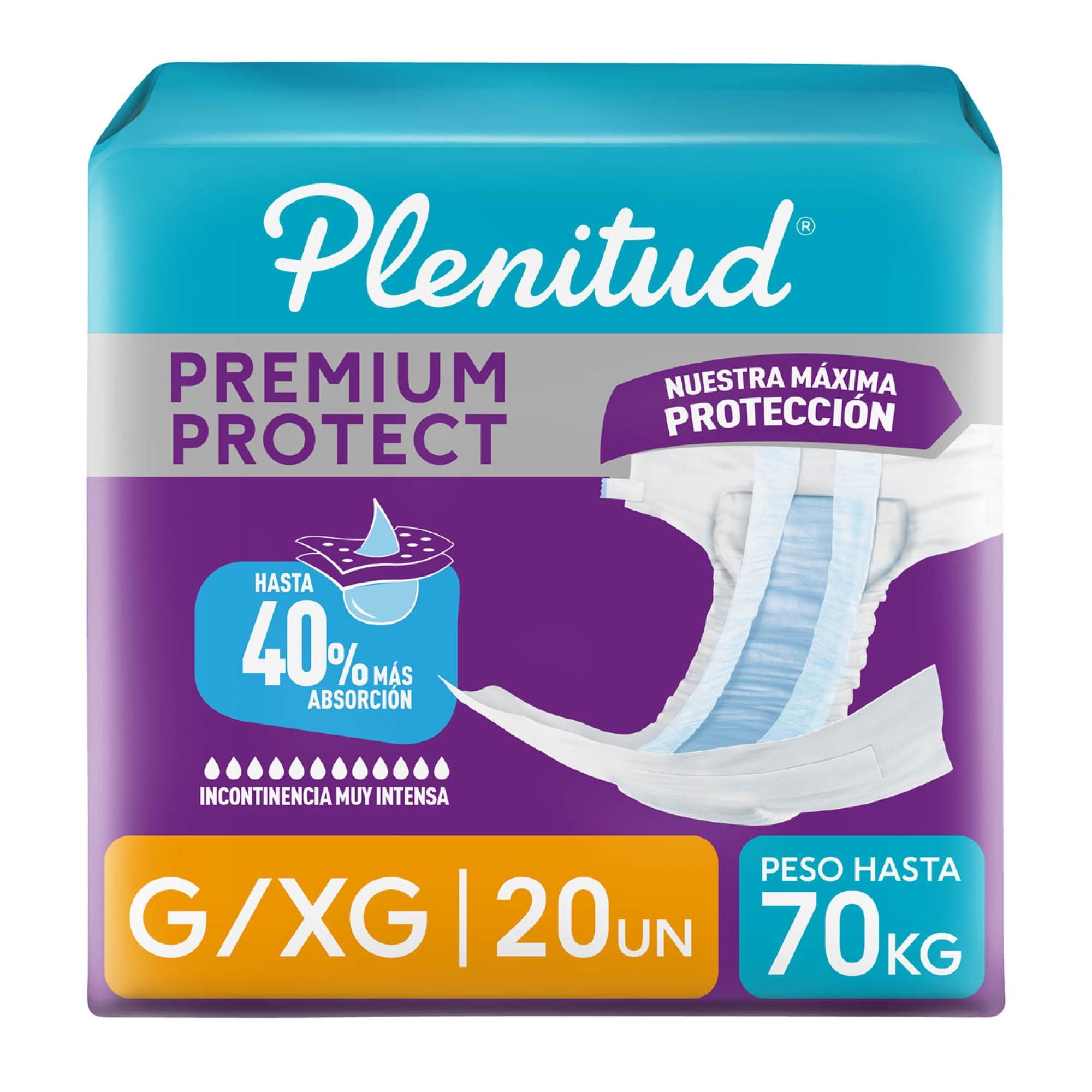 Pañales Adulto Protect G/xg 20 un Plenitud