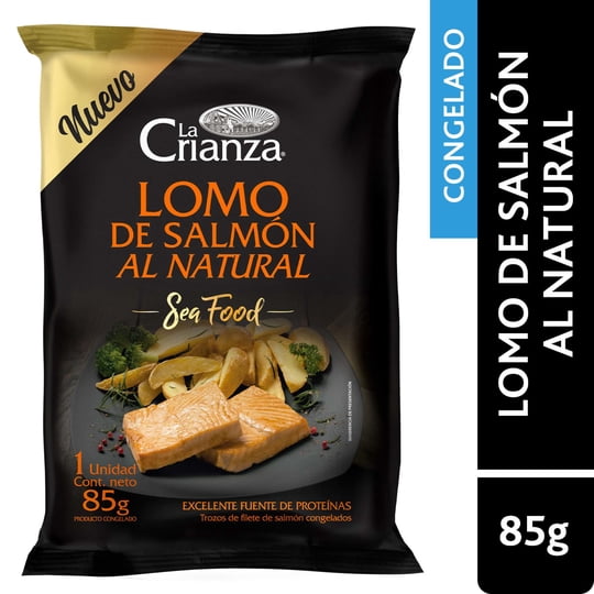 Salmón Lomitos Al Natural 85 g La Crianza