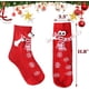 thumbnail image 3 of 4 pares de calcetines navideños con forma de mano, personalizados, magnéticos, de tubo medio, divertidos regalos de Navidad (4 pares), talla única, 3 of 7