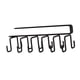 thumbnail image 5 of Tazas Ganchos Debajo Del Gabinete Estante De Tazas De Café Colgante Para Corbatas De Bufanda Negros, 5 of 5