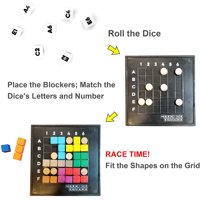 The Genius Square – ¡Ganador Del Premio Al Juego Del Año! ¡Más De 60000 Soluciones Stem Pu The Happy Puzzle Company The Happy Puzzle Company