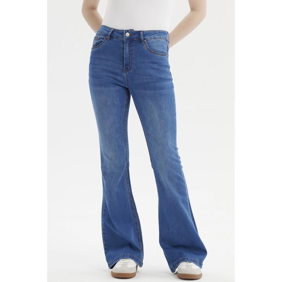 Jeans Mujer Flare Vale Azul- ll