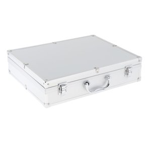 Bothyi - Estuche Para Micrófono Estuche Rígido Para Micrófono De Transmisión En Vivo Resistente A Impactos De Aluminio 36.5X28.5X9Cm Negro