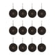 thumbnail image 1 of 12 Piezas De Ganchos Para Cortina De Ducha, Anillos Para Cortina De Ducha, Color Negro, 1 of 5