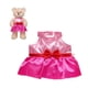 thumbnail image 1 of Vestido Build a Bear San Valentín rosa y rojo, 1 of 3