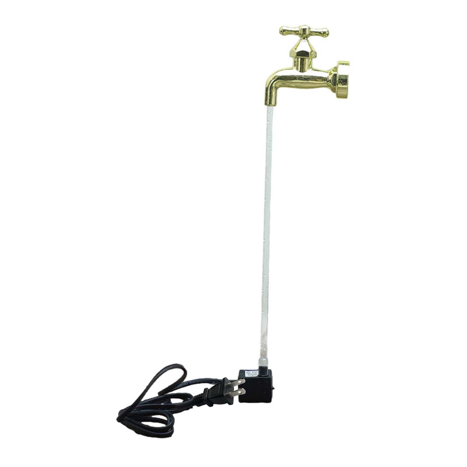 Magideal - Fuente De Agua Flotante Para Grifo, Fuente De Regadera Con Caño De Flujo Invisible, Fuente De Mesa De Inauguración De La Casa Para Porche, Piscinas,