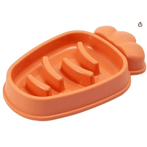 Genérico - Cuencos Para Perros Ansiedad Forma Zanahoria