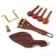 thumbnail image 1 of Juego De Piezas De Violín De Palisandro 4/4, Clavijas De Afinación Para Barbilla, Afinadores De Cordal, Clavija Final, 1 of 2