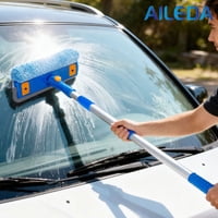 Aileda Limpiador De Vidrios Con Mango Extensible De 78 A 131 Cm