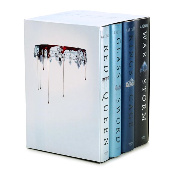 Colección de 4 libros de tapa dura Red Queen – HarperCollins
