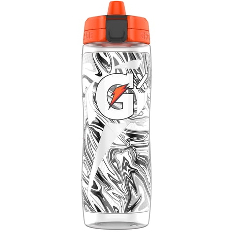Botella Gatorade Gx Marble Black De 900 Ml Con Cápsula De Fórmula