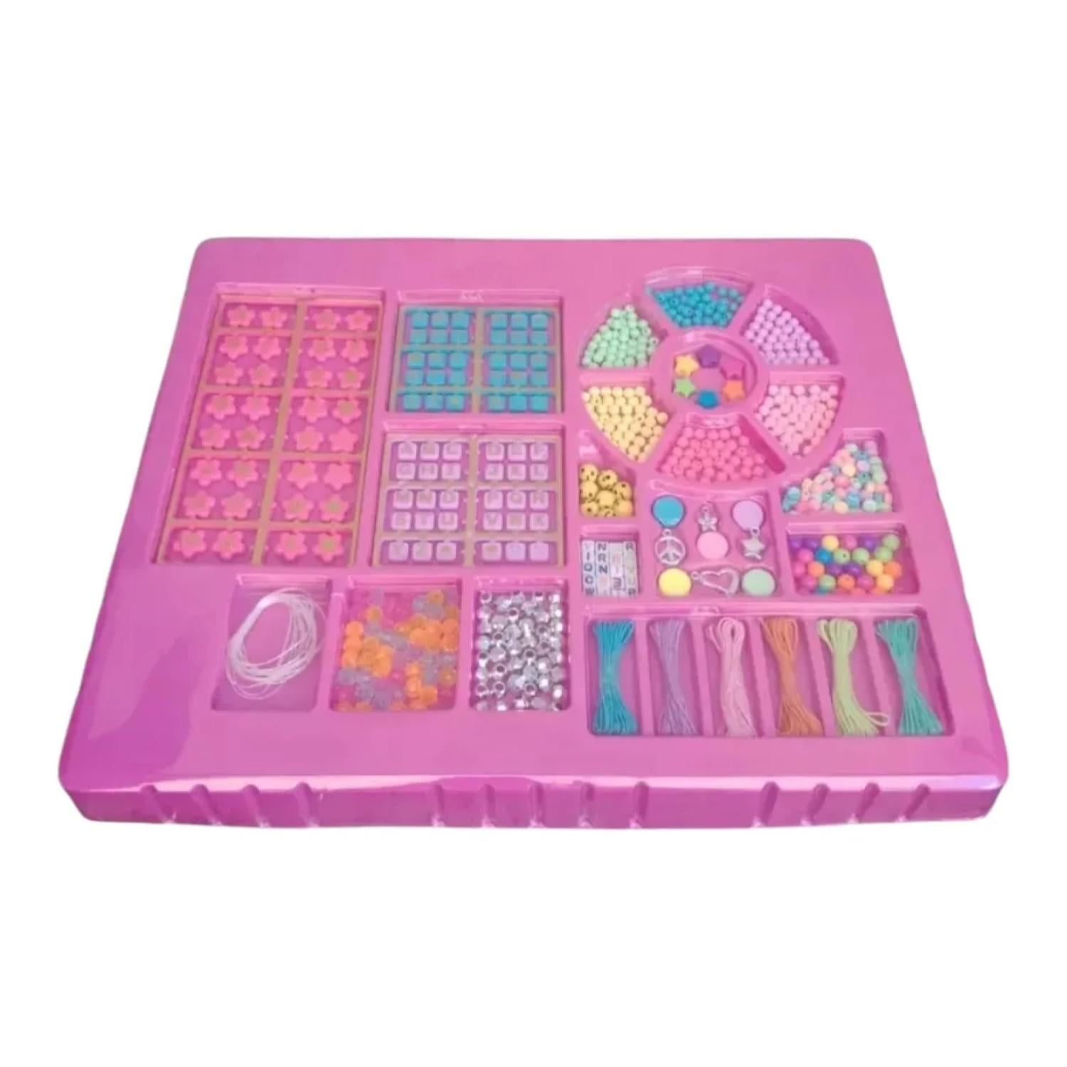 Genérico - Juguete Set De Mostacillas Para Hacer Pulseras Infantiles