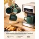 thumbnail image 3 of Juego de 6 tazas de café famiware 370 ml verde oscuro, 3 of 7