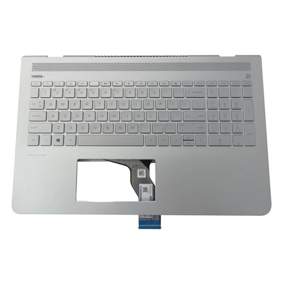 Top Cover HP Teclado Retroiluminado Español Plata para Notebook Pavilion 15-cd (Nuevo)