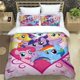 thumbnail image 1 of Rainbow Pony Unicorn ed bedding duvet cover bedding set Soft and comfortable customized size bedding set Bed Sheets, 1 of 5