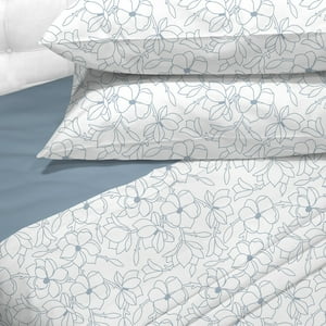 Sabana Andes 144 Hilos Estampada 2 Plaza Floral Jeans