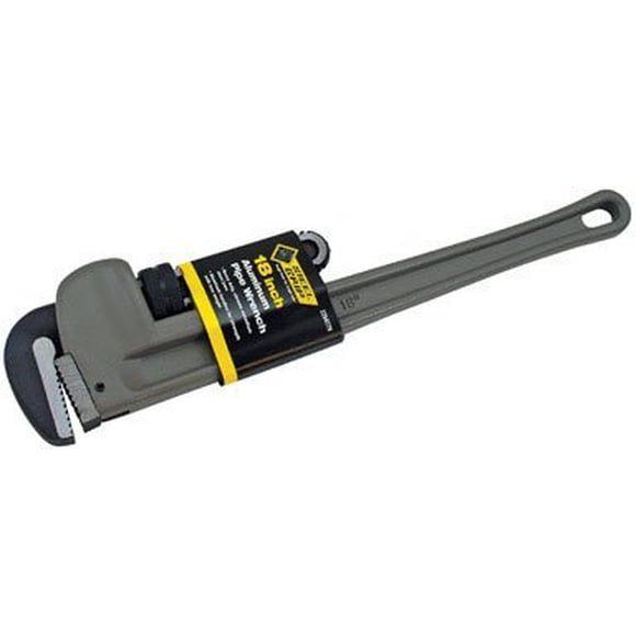 Llave para tubos ACE TRADING, 46 cm, empuñadura de acero, 18 pulgadas