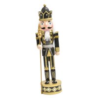 Bothyi - Figuras De Cascanueces Hechas A Mano, Estatuilla Tradicional Para Sala De Estar, Hogar, Oro