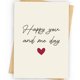 thumbnail image 1 of Tarjeta de aniversario WowBefun San Valentín 5 x 7 pulgadas, 1 of 3