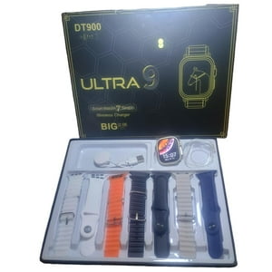 Fitpro - Reloj Inteligente Smartwatch Dt900 Ultra Negro - 7 Correas Negro