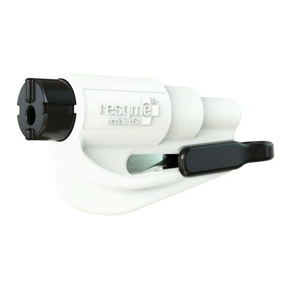 Llavero RESQME Original Herramienta de Escape para Auto - Blanco