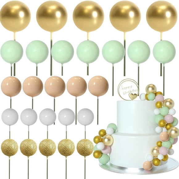 Juego De Bolas De Espuma Para Tartas Birthday Bliss 50 Unidades