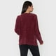 thumbnail image 2 of Sweater Mujer Chenille Burdeo Corona, 2 of 5