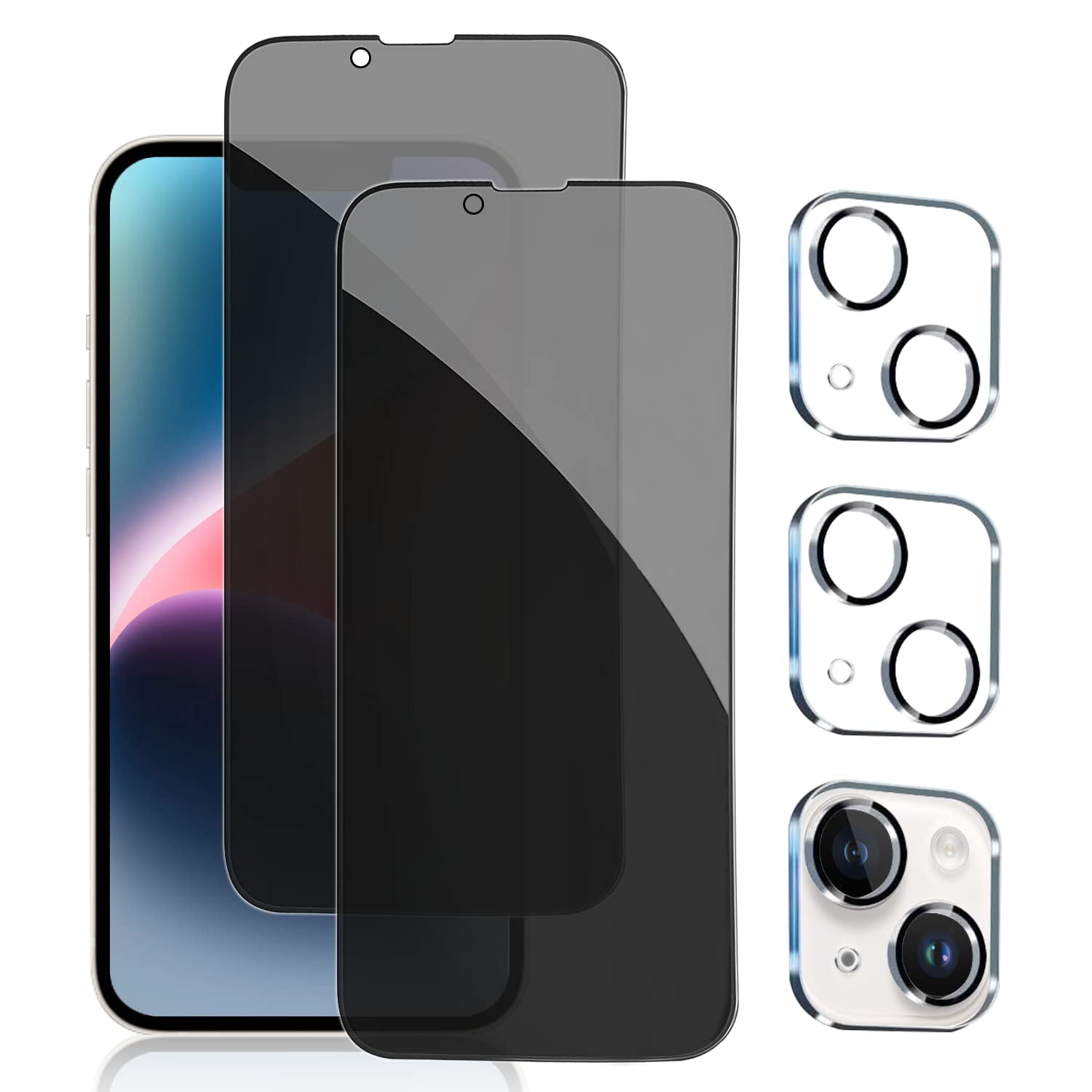 Protector De Pantalla Pehael Para Iphone 14 Plus Con Lente De Cámara