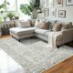 thumbnail image 2 of Alfombra Rugxara 122x183 cm Lavable Boho Gris, 2 of 9