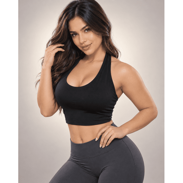 Top Peto Deportivo Mujer Seamless Relleno Espalda Cruzada