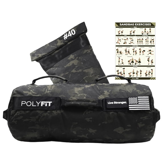 Bolsa de arena Polyfit 18 kg/27 kg/36 kg/45 kg Cierre triple