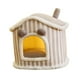 thumbnail image 3 of Preciosa Cama Para Gatos, Casa, Perrera, Extraíble, Suave, Para Invierno, Cálida Y Lavable, Cama Para Mascotas, Color Gris, 3 of 5